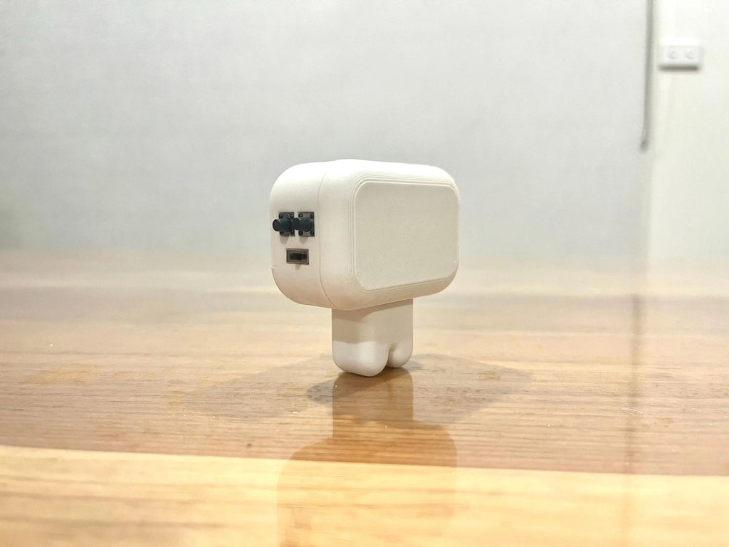 PocketBot- Interactive Desktop Robot with Touch and Movement Reaction and In-Built Stopwatch