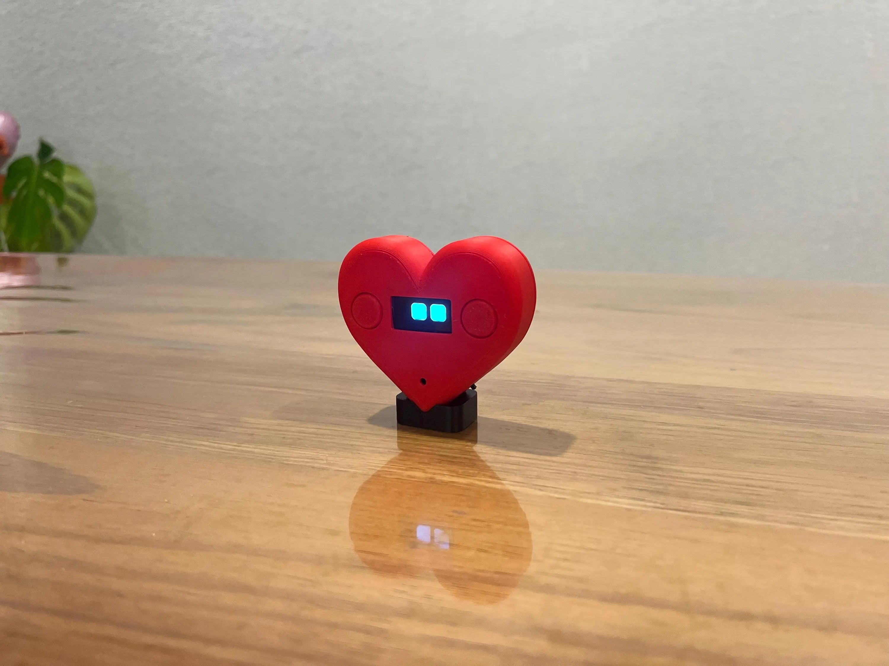 HeartBot- Personalised Heart Shaped Robot with Customisable Message