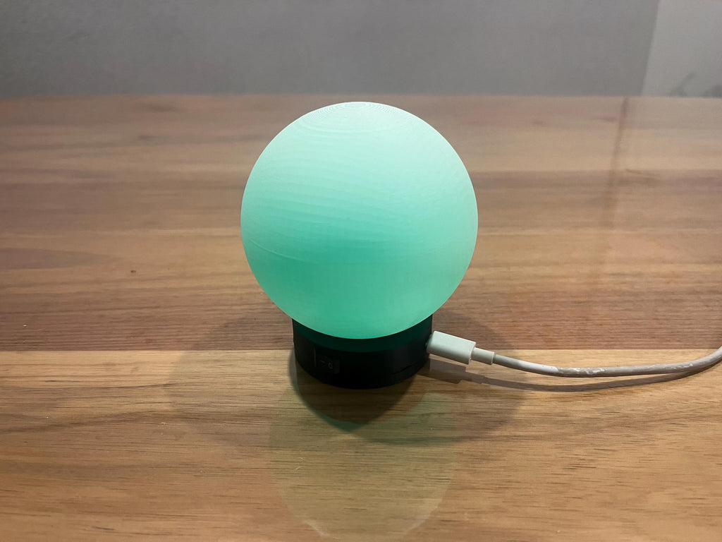 GlowBot- Nightlight Robot with Animated Eyes | 7-Color LED Desk Light | Auto Sleep Bedside Robot Lamp