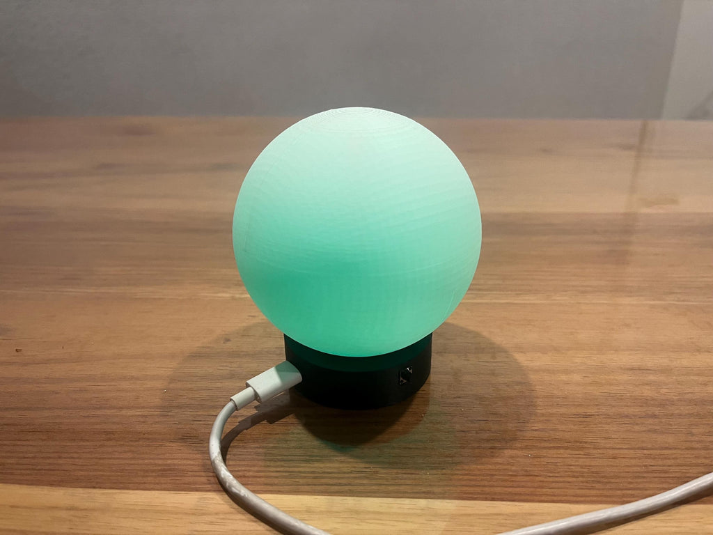 GlowBot- Nightlight Robot with Animated Eyes | 7-Color LED Desk Light | Auto Sleep Bedside Robot Lamp